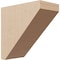 Ekena Millwork 5"W x 10"D x 10"H Classic Concord Rough Cedar Woodgrain TimberThane Corbel, Primed Tan CORUR05X10X10CONRCPR - alternate 1